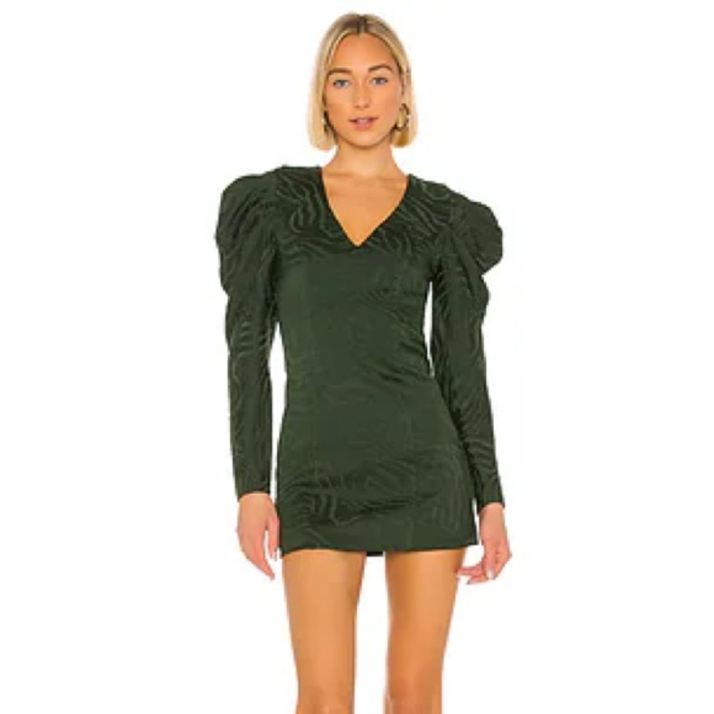 House of Harlow x Revolve Rhys Mini Dress Emerald